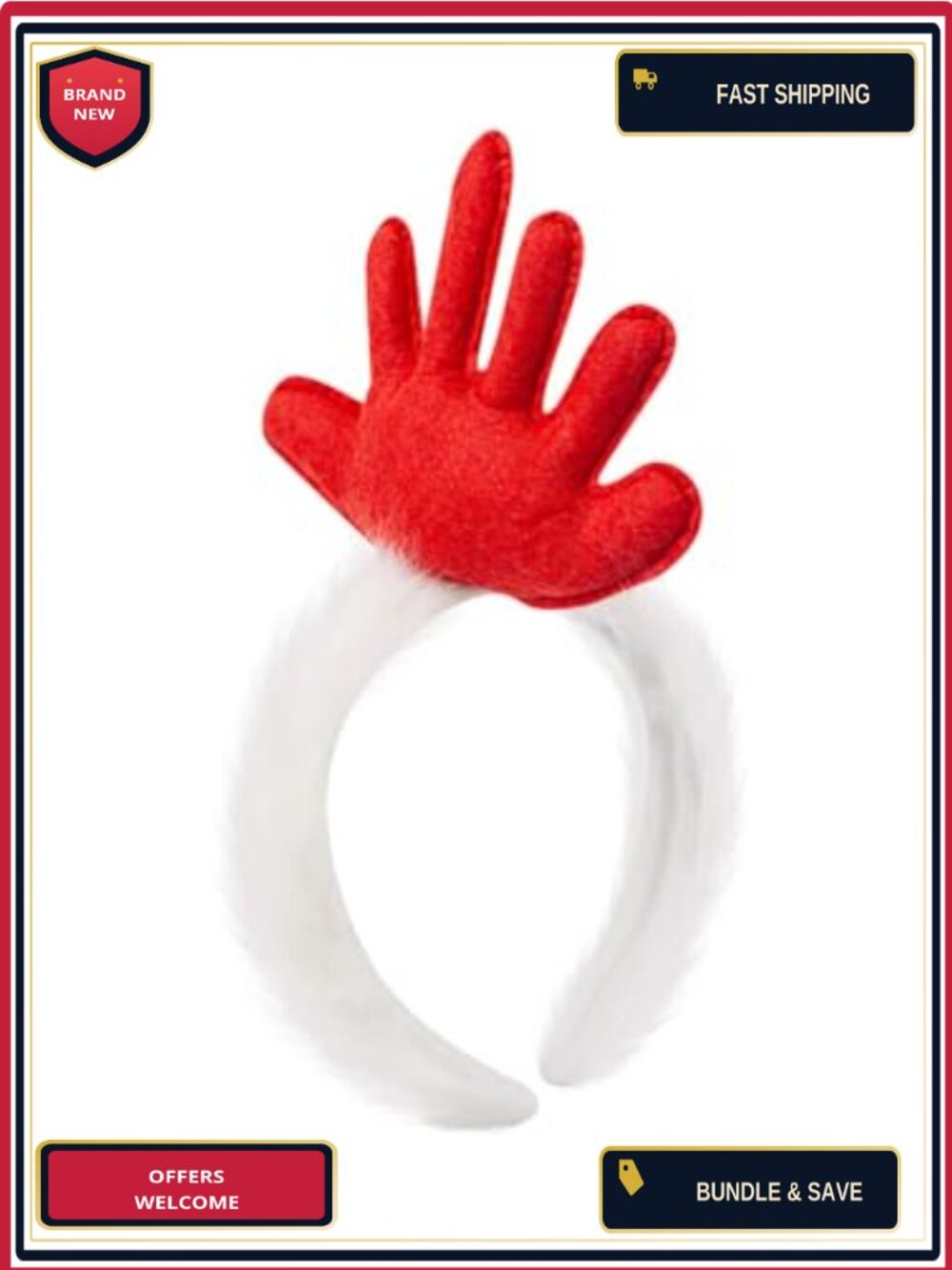 Rooster Chicken Headband Plastic Cosplay Costume Party Accessory